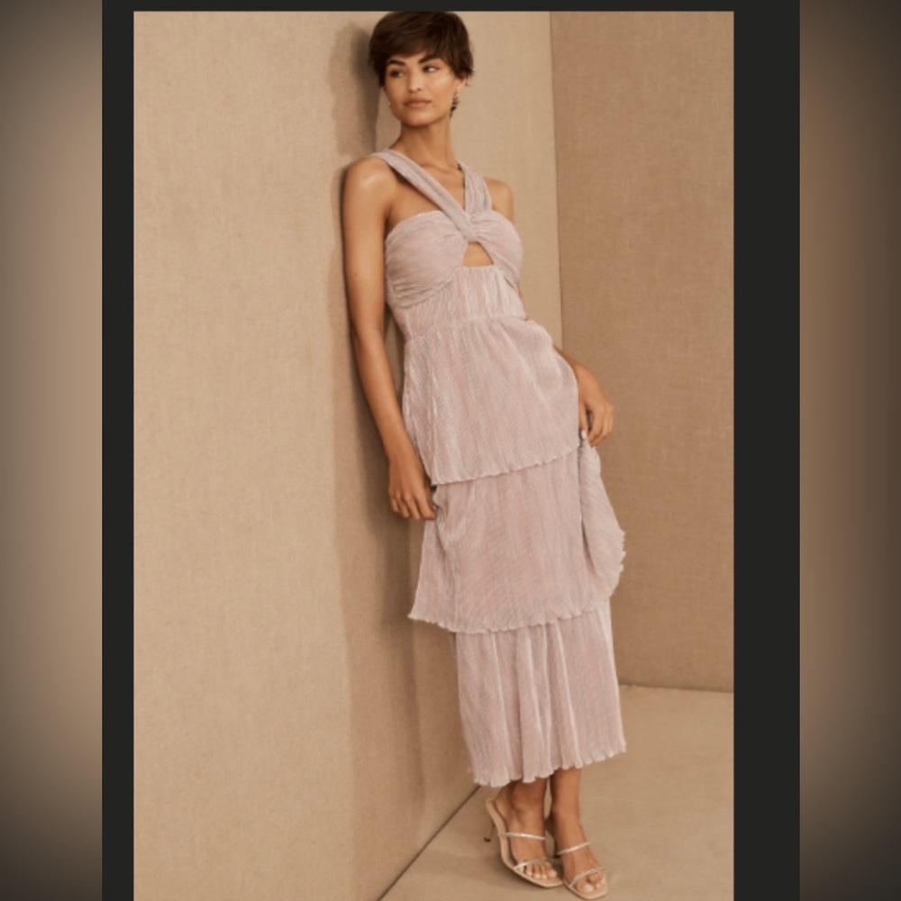 Tiered Saylor dress from Bhldn. new with tags. Never worn. Lilac color.